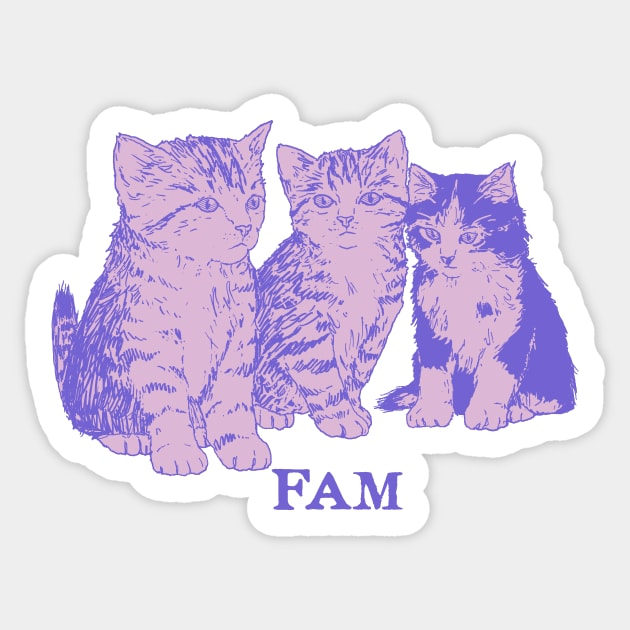 Fam Sticker by Hillary White Rabbit